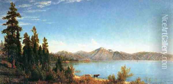 Lake Tahoe Oil Painting - John Ross Key