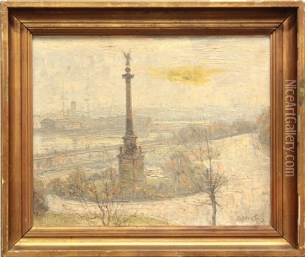 Paris Rivers Oil Painting - Achton Friis