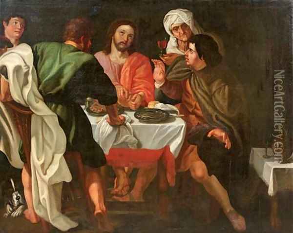 The Supper at Emmaus Oil Painting - Sir Peter Paul Rubens
