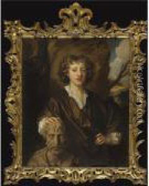 Portrait Of Bartholomew Beale Oil Painting - Sir Peter Lely