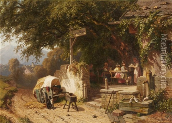 The Comfy Spot Oil Painting - Christian Friedrich Mali