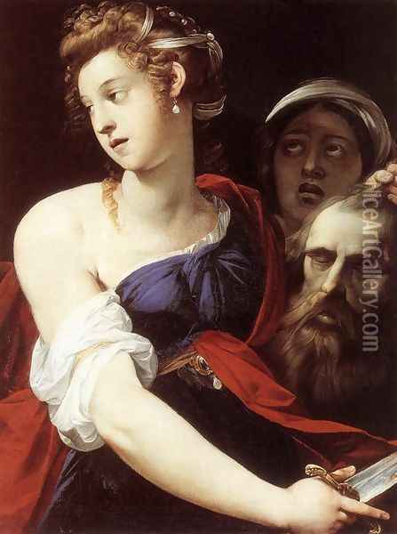 Judith with the Head of Holofernes 1605-10 Oil Painting - Giuseppe Cesari