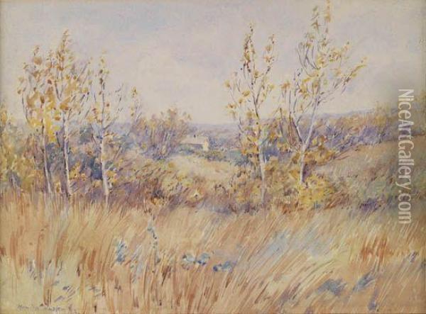 Spring Field Oil Painting - Hamilton Hamilton