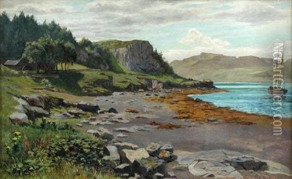 The Sound Of Kerry Oil Painting - Thomas James Judkin