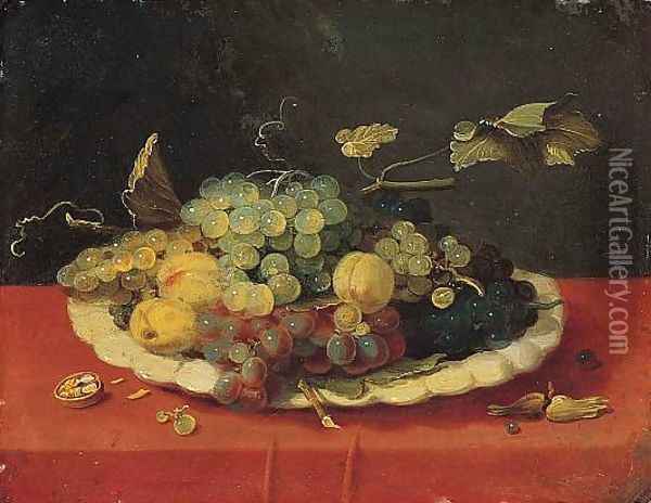 Still Life Of Fruit Oil Painting - Cornelis De Heem