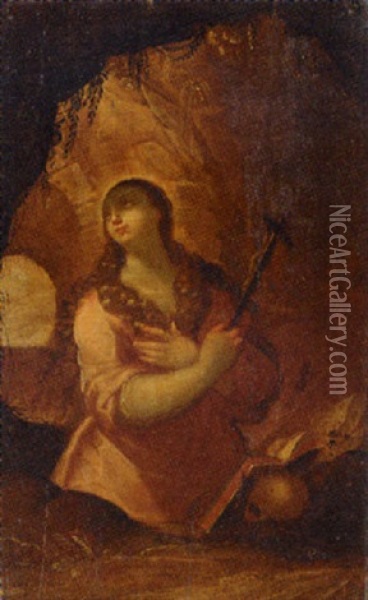 The Penitent Magdalen Oil Painting - Joseph Heintz the Younger