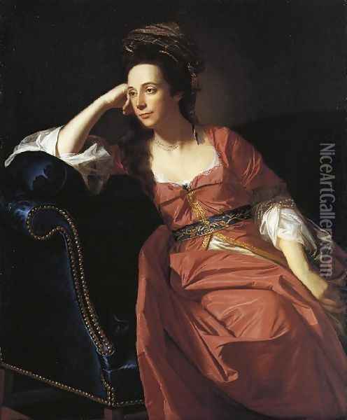 Mrs Thomas Gage Margaret Kemble Oil Painting - John Singleton Copley