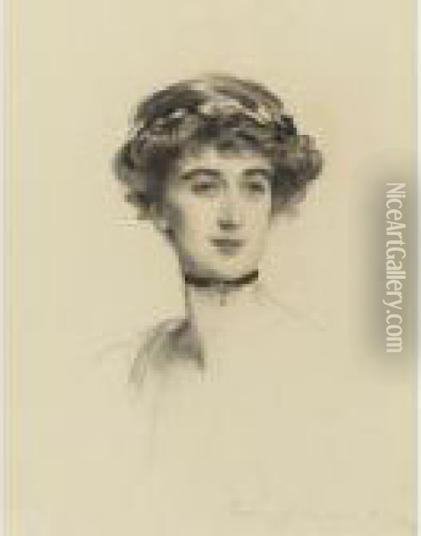 Lady Gwyneth Ponsonby Oil Painting - John Singer Sargent
