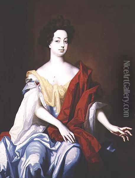 Portrait of a Lady Oil Painting - Simon Pietersz. Verelst