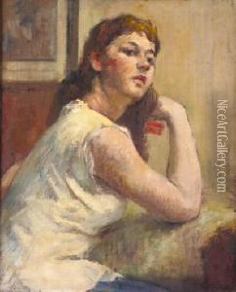 Kathleen Oil Painting - Sarah Henrietta Purser