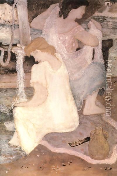Women 1934 Oil Painting - Gyula Hincz
