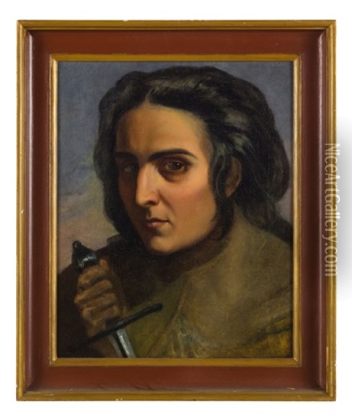 Ritratto Di Pietro Benvenuti Oil Painting - Giuseppe Patania