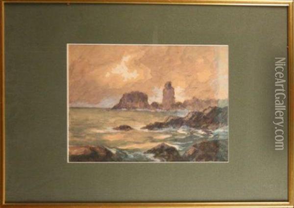 Paysage De Mer Oil Painting - Jean-Charles Millet