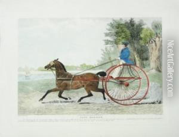 Carrozza Oil Painting - Charles Hunt