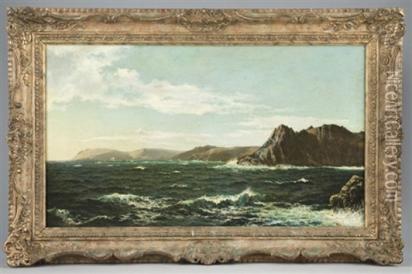 The Cornish Coast Oil Painting - Walter James Shaw