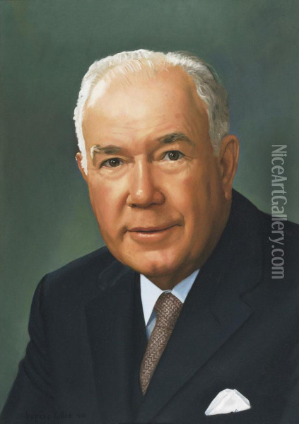 Portrait Of Nelson M. Davis Oil Painting - T. Fuller