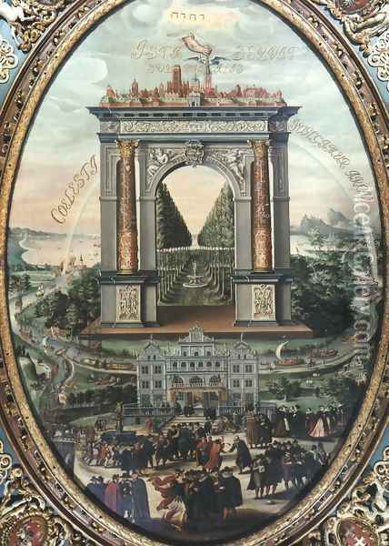 Allegory of Gdansk Trade Oil Painting - Izaak van den Blocke