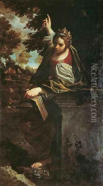 St Margaret Oil Painting - Annibale Carracci